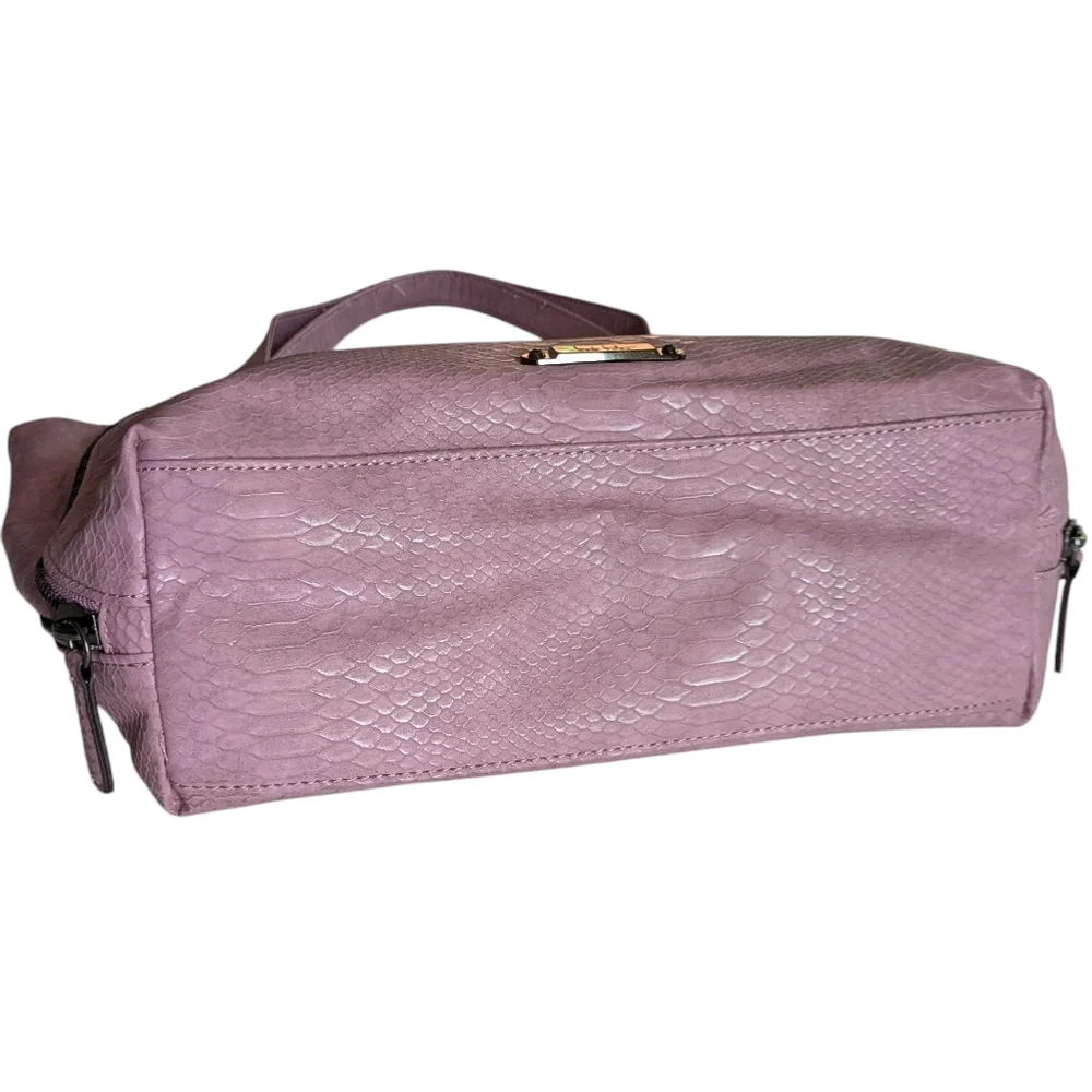 Nicole Miller Faux Leather Hobo Bag